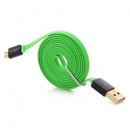 Le touch La Vie 1.2m Quality Micro USB Cable Flat Cable Gold Plated Charge Sync
