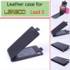 Leather Flip Cover Case Stand for Leagoo Lead 3 Smartphone Black