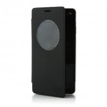 Original Protective Case S-View Flip Cover for Elephone P3000S P3000 Smartphone- Black