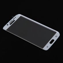 0.2mm Electroplating Tempered Glass Screen Protector for SAMSUNG S6 Edge White