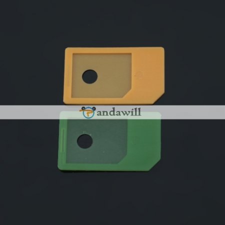 2 Pieces Micro SIM Adapter for All Cell Phone Color Random