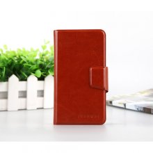 Universal 4.7-5.0 inch Protective Sucker Stand Leather Case Cover for Smartphones