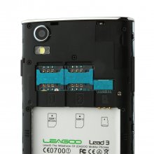 Leagoo Lead 3 Smartphone Android 4.4 MTK6582 4.5 Inch QHD Screen 3G GPS Black