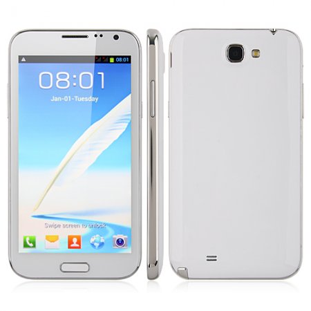 Used N7100+ Smart Phone Android 4.2 MTK6589 Quad Core 1GB RAM 5.3 Inch 8.0MP Camera