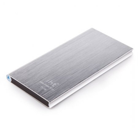 IHT P-18 18000mAh Dual USB Power Bank for iPhone iPad Smartphone - Silver