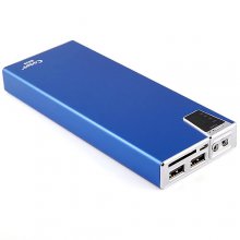 20000mAh Cager B030-8 Intelligent Power Bank With SD Slot for iPhone iPad iPod Cell Phones