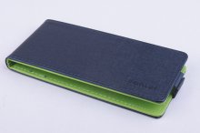 Leather Flip Cover Stand Case for DOOGEE DG310 Smartphone Blue