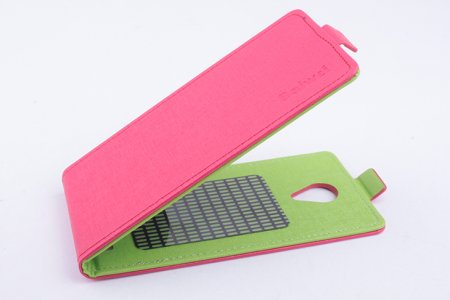 Leather Flip Cover Stand Case for THL T6S & T6 Pro Smartphone Rose