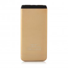 Cager S15 5500mAh Ultrathin Double USB Power Bank for Smartphones Tablet PC Golden