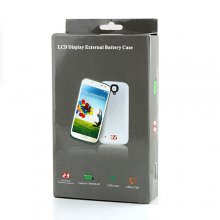 BAT05-1 3000mAh LCD Protective Battery Case Cover for Samsung GALAXY S4 Black