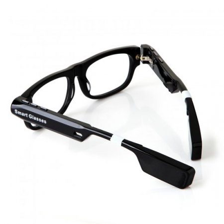 V3 Smart Glasses Camera Bluetooth Call and Music with Flash Light Mic. GPS Transparent