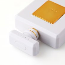 12000mAh Perfume Bottle Shaped Dual USB Power Bank for Smartphone -White