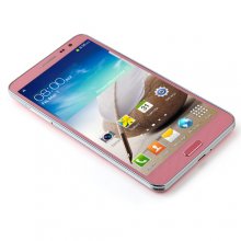 N3 Smartphone MTK6589 Quad Core Android 4.2 1GB 8GB 5.7 Inch IPS HD Screen- Pink
