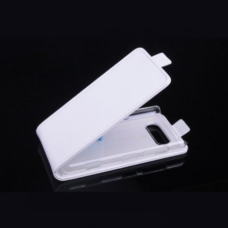 Leather Flip Cover Case Stand Nokia Lumia 820 Smartphone White