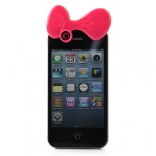 Lovely Butterfly Shaped Self-timer for iPhone4/4s - Red