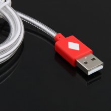 Portable Micro USB Data Cable With LED Light