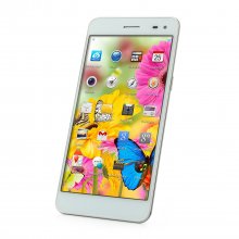 T6S Smartphone Android 4.4 MTK6582 3G NFC Finger Scanner 5.5 Inch HD Screen- White