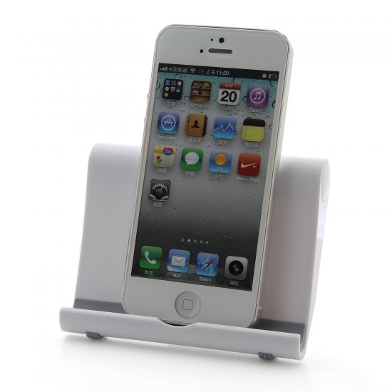 XWJ-5178 Universal Stents for Mobile Phone Tablet PC Rotate 270 degrees White