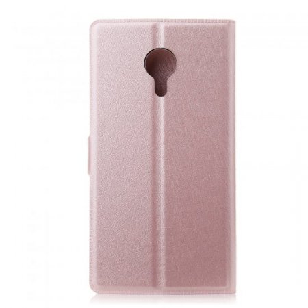 Flower Show Leather Flip Cover Stand Case for MEIZU MX4 Smartphone Champagne