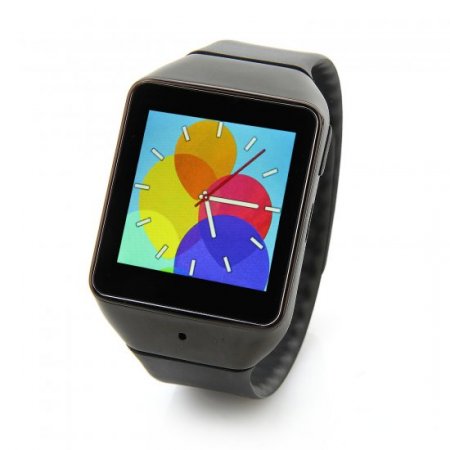 Atongm W006 Smart Bluetooth Watch 1.54 Inch Touch Screen with Mic - Black
