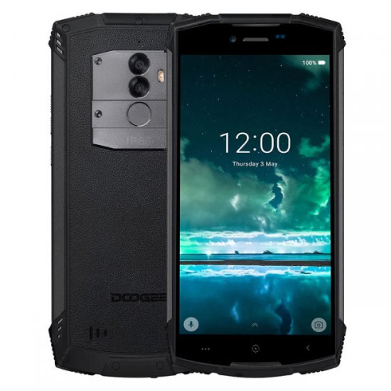 DOOGEE S55 LITE 2GB RAM 16GB ROM MTK6739 1.5GHz Quad Core 5.5 Inch IPS Corning Gorilla Glass 3 HD+ Screen Dual Camera IP68 Waterproof Android 8.1 4G LTE Smartphone