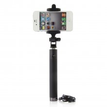 Dispho Original Bluetooth Selfie Stick Integrated Foldable Smart Shooting Aid Black