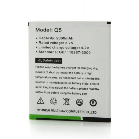 HYUNDAI Q5C Smartphone MTK6582 Android 4.2 5.0 Inch 1GB 4GB Gesture Sensing OTG White