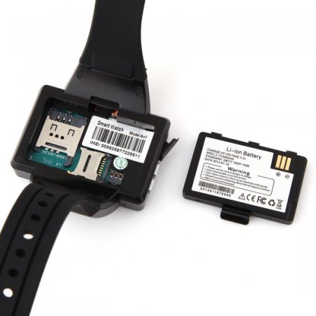 An1 Smart Watch Phone 2.0 Inch MTK6515 Android 4.1 Camera GPS WiFi - Black
