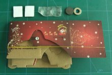 DIY Google Cardboard Virtual Reality 3D Christmas Skin Version Glasses for Smartphones