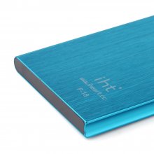 IHT P-18 18000mAh Dual USB Power Bank for iPhone iPad Smartphone - Blue