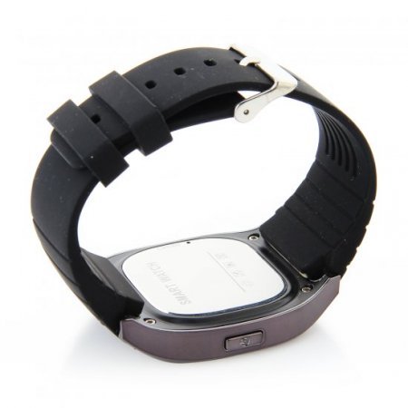 Rwatch M26S 1.44" IP57 Smart Bluetooth Watch with Mic Pedometer Push Messages Black