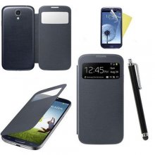 New Flip PU Leather Case Cover Smart Wake View For SAMSUNG GALAXY S4 S IV i9500