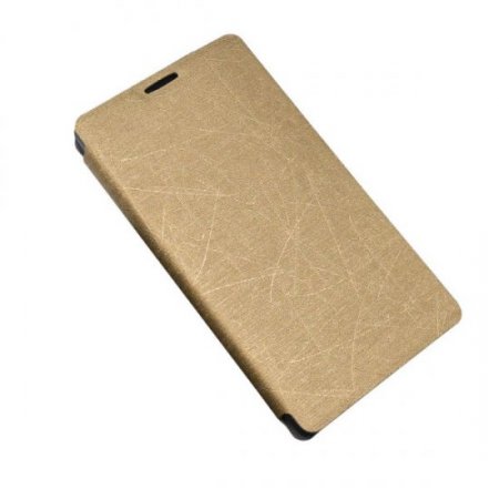 Elegant S-View Flip Cover Case Stand Case for Coolpad 1S 9976T Phablet- Golden