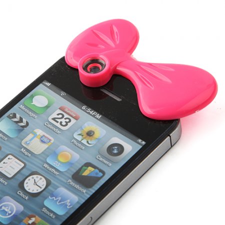 Lovely Butterfly Shaped Self-timer for iPhone4/4s - Red