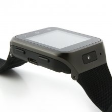 ZGPAX S8 Watch Phone Android 4.4 MTK6572W Dual Core 1.54 Inch 3G 512MB 8GB GPS Black
