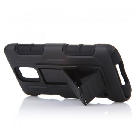 Cool Armour Pattern Shockproof Protective Stand Phone Case For Samsung Galaxy S5