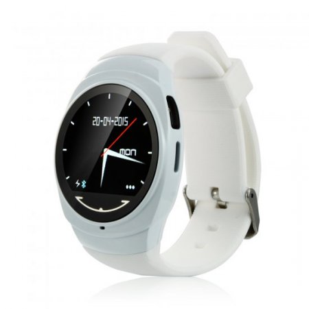 UWATCH UO 1.3 Inch Bluetooth 4.0 Waterproof Support Remote Control for Smartphone White