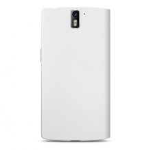 Original PU Leather Flip Cover Stand Case for Oneplus One Cellphone White