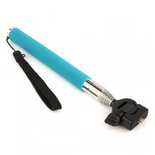 ST-55 B-Type Handheld Digital Camera Monopod Tripod Bottom Bracket for GoPro Blue