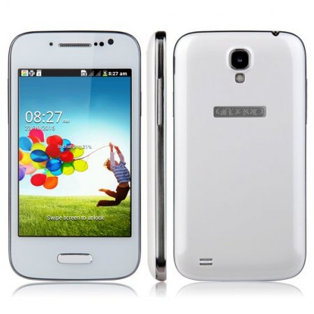 Brand New M-HORSE S4 mini Smartphone Android 2.3 SC6820 4.0 Inch WIFI FM - White