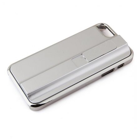 Back Case Back Cover with Electronic Lighter for iPhone 5 Silver