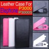 Protective PU Leather Flip Case for Elephone P3000 P3000S Smartphone White