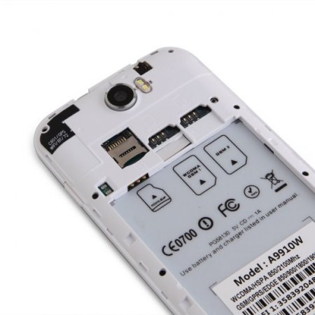 Tengda A9910W Smartphone Android 4.2 MTK6572W Dual Core 6.0 Inch IPS Screen 3G White