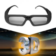 SG08-BT 3D Active Shutter Glasses LCD Lens for TV Projectors Support Bluetooth Black
