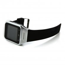 ZGPAX S8 Watch Phone Android 4.4 MTK6572W Dual Core 1.54 Inch 3G 512MB 8GB GPS Silver