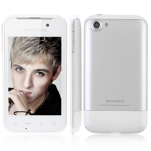 HG21 Smart Phone Android 2.3 OS TV WiFi 3.5 Inch Multi-touch Screen- Grey