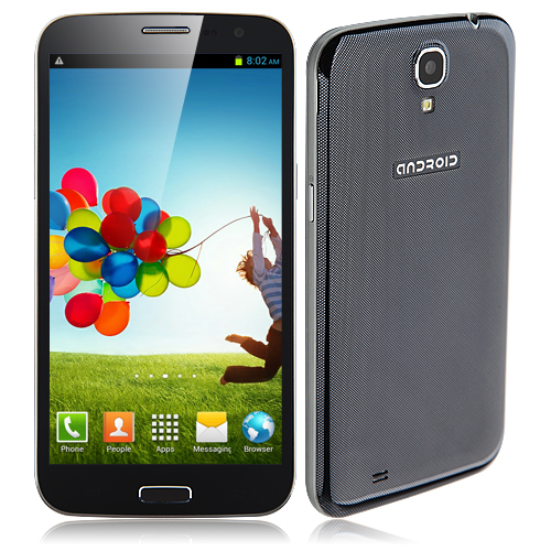 HD9000 Smartphone Android 4.2 MTK6589 1GB 8GB 6.0 Inch HD 3G OTG Air Gesture - Black