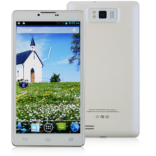 C3 Smartphone 6.0 Inch Large Screen Android 4.2 MTK6577 Dual Core 3G GPS