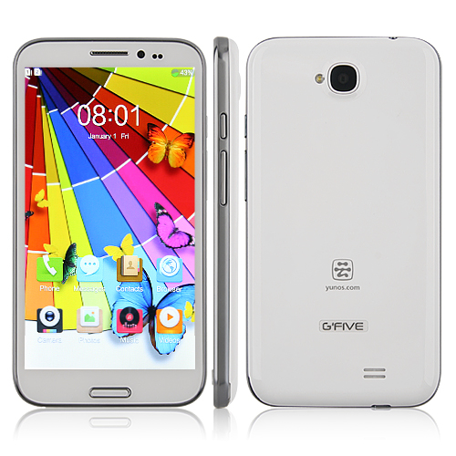 G\'FIVE G9 Smartphone Aliyun OS MTK6589 Quad Core 5.7 Inch HD IPS Screen