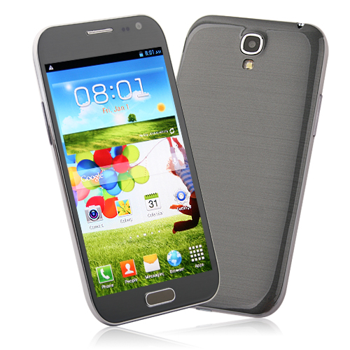 i9500 Smartphone Android 4.2 MTK6589 Quad Core HD Screen 1G RAM 5.0 Inch 13.0MP Camera